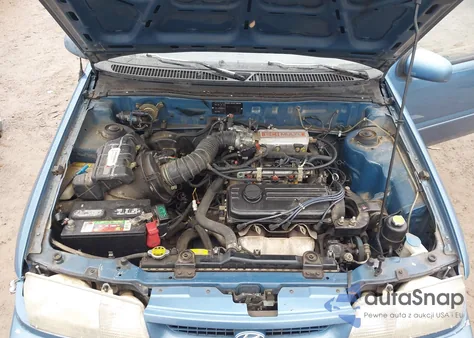 1992 Hyundai Excel Gs z USA, uszkodzony, nr VIN KMHVD32J7NU157375